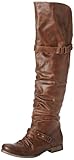 Carlos by Carlos Santana Women's Wheeling Riding Boot,Cognac,6 M US