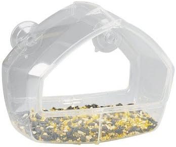 Birdscapes 348 1 Cup Capacity Window Wild Bird Feeder