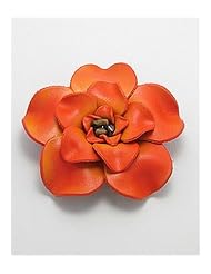 Flower Hair Clip and Brooch In White Base