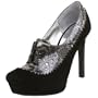 Carlos by Carlos Santana Women's Daring Platform Pump,Black/Grey,7.5 M US