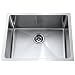 Kraus KHU101-23 23-Inch Undermount Single Bowl 16 gauge Kitchen Sink, Stainless Steel