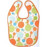 Tuc Tuc Fun Orange Waterproof Baby Bib. Circus Collection.