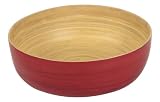 Ambiance Nature - 506270 - Saladier - Bambou - Tressé Rouge