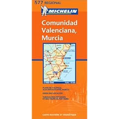 Carte routi�re : Comunidad Valenciana, Murcia, N� 11577 (en espagnol)