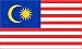 MALAYSIA STRIPES OF GLORY FEDERAL S CRESCENT FLAG