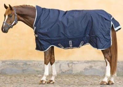 Rambo Wug Turnout - Medium Weight - NavySilvr,69