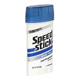 Speed Stick Antiperspirant/Deodorant Solid, Sport Talc, 3-Ounce Sticks (Pack of 6)