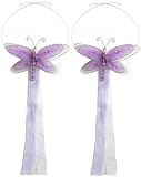 5 Purple Multi-Layered Dragonfly Curtain Holder Tieback tiebacks tie backs baby girls nursery room decor