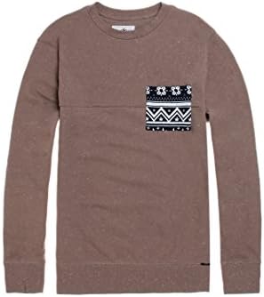 On The Byas Mens Holiday Nep Crew Fleece