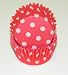 Red Polka Dot Cupcake Liners STD 50 count