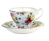 Royal Albert Collectible Teas Blue Damask Cup and Saucer