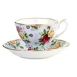 Click here to buy Royal Albert Collectible Teas Blue Damask Cup and Saucer by Royal Albert.