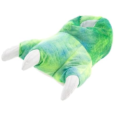 Amazon: Green Dinosaur Claw Slippers for Women: Shoes