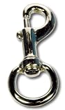 Snap Style Swivel Hook - Chrome Plated Brass - 3/4 Rope