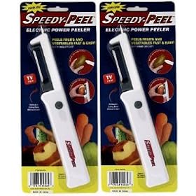 Click here to buy Buy 1 Get 1 FREE You will receive 2!! Speedy Peel Electric Power Peelers As Seen On TV by American Clocks.