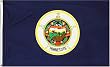 Minnesota US State Flag - 3 foot by 5 foot Polyester (NEW)