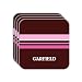 Search : Personal Name Gift - "GARFIELD" Set of 4 Mini-Mousepad Coasters (pink design)