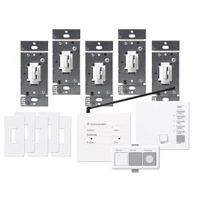 Click here to buy Lutron AR-ENT-1-WH AuroRa 5 Dimmer System with Inserts White by Lutron.