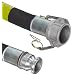 Goodyear EP Plicord Flexwing Black Nitrile Rubber Petroleum Transfer Hose Assembly, Aluminum Cam And Groove Couplings