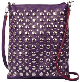 Via by Vieta women's Handbags Audrey 13-461 Purple