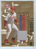 Pat Burrell 2004 Donruss Baseball Leather & Lumber Game Worn Jersey Card #117 / Philadelphia Phillies / San Francisco Giants