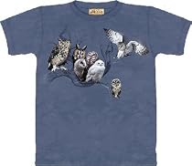 Owl Collage T-Shirt, Available in Various Adult and Child Sizes