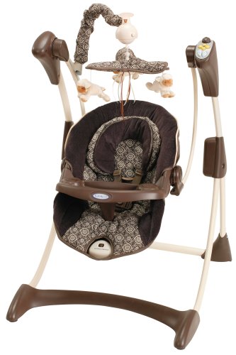 Buy Low Price Cozy Graco Baby Silhouette Infant Swing in Kasbah 1C01KAS