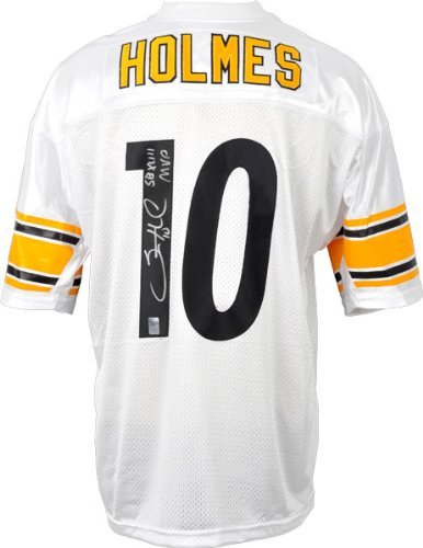 Santonio Holmes Autographed Jersey | Details: Pittsburgh Steelers, SB XLIII MVP Inscription