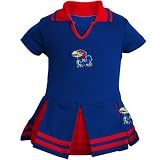 Kansas Jayhawks Royal Blue Infant One Piece Cheerleader Dress
