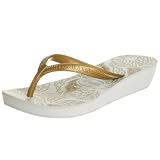 Havaianas Womens High Light Etnics Sandal,White/Gold,41/42 BR