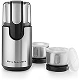 KitchenAid BCG211OB Blade Coffee and Spice Grinder Combo Pack - Onyx Black
