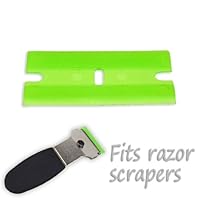 25pc Plastic Razor Blades Non-Scratch Scraping