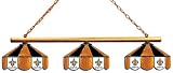 NFL New Orleans Saints Three Shade Stained Glass Billiard Table Lamp