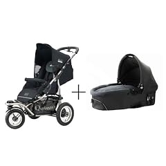 Quinny 65800080 / 65900080 - Freestyle 3XL Comfort Set inklusiv passender Kinderwagenaufsatz, schwarz