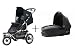 Baby : Quinny 65800080 / 65900080 - Freestyle 3XL Comfort Set inklusiv passender Kinderwagenaufsatz, schwarz