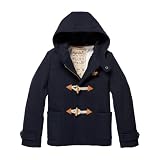 Scotch & Soda Kids - Boy's Night Hooded Toggle Jacket with Knitted Gloves