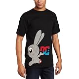 DC Men's Rob Dyrdek's Rabbitmaze T-Shirt, Black, X-Large