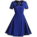 IHOT Women's 1950s Vintage Elegant Bow Casual Retro Evening Party Swing Dress.