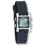 Meridian Lady Cruz Series Digital EL Chrono w Alarm, # 3325BK by Meridian