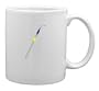 White Mug with the image of: Inclined Immersion Heater