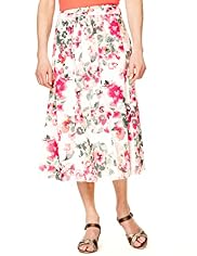 Classic Collection Pure Cotton Floral Skirt