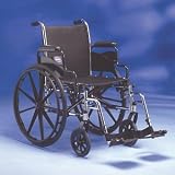 Invacare IVC Tracer SX5 Wheelchair - Flip Back Full Arm Wheelchair, 20Wx16D