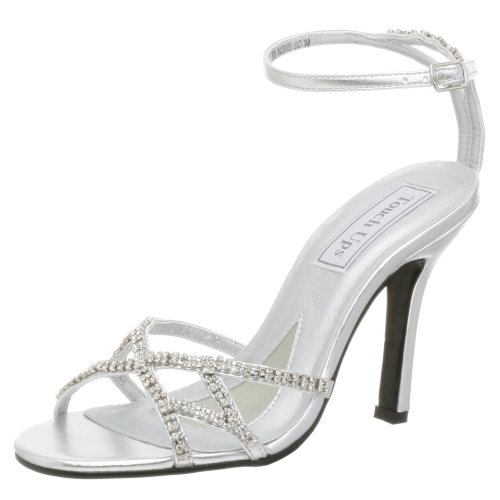Touch Ups Women's Ashlyn Sandal,Silver,5.5 M
