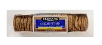Sesmark Sesame Thins, Garlic, 7-Ounce Packages (Pack of 12)