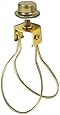 Upgradelights&reg; Lamp Shade Bulb Clip Adapter Clip on with Shade Attaching Finial