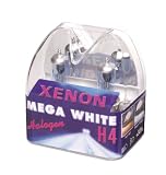 Unitec 77780 Hauptscheinwerferlampen H4 Xenon MegaWhite 12V 6055W 2er Set