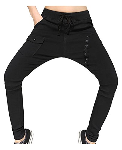 【KUYATOU】　レディース　ズボン ハーレムパンツ 厚手　10019