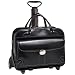McKlein Lakewood Checkpoint Friendly 15.4" Rolling Laptop Bag Black