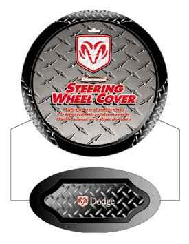 Dodge Ram Head Logo - Steering Wheel Cover