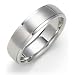 Platinum 6mm Carved Comfort Fit Band
